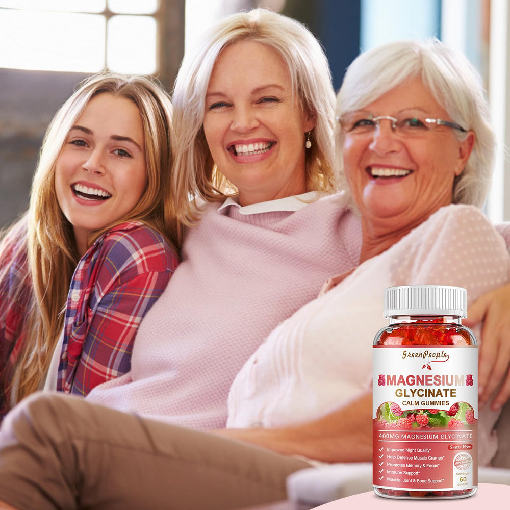 Family-friendly serving of gummies on a light background