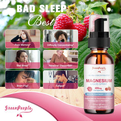 Ingredient panel showing magnesium glycinate with calcium and potassium