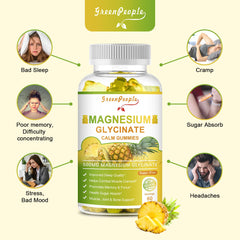 60-count bottle of GREENPEOPLE Magnesium Glycinate Gummies