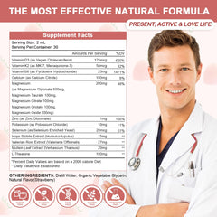 Dosing instruction showing 2 ml daily