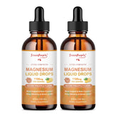 GreenPeople Magnesium Liquid Drops Pineapple flavor bottle front view