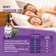 Valerian root and hops used for relaxation with magnesium