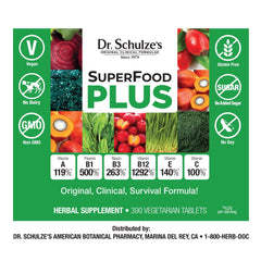 Green superfood blend ingredients