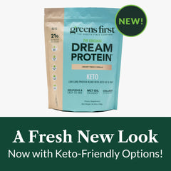 Hydrolyzed collagen peptides and protein blend close-up