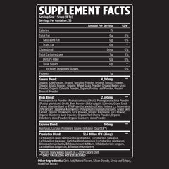 DigeSEB digestive enzymes included with Greens + Reds