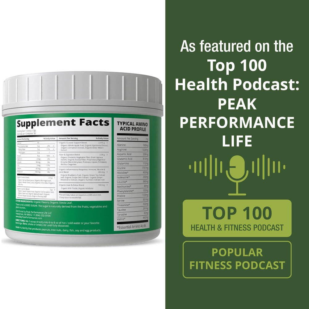 Nutrition and benefits panel for skin, hair, joints