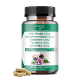 GREENPEOPLE Liver Cleanse Detox bottle front view