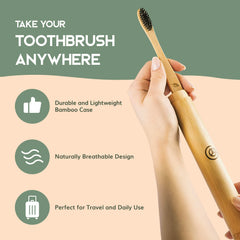 Travel case for Greenzla bamboo toothbrushes