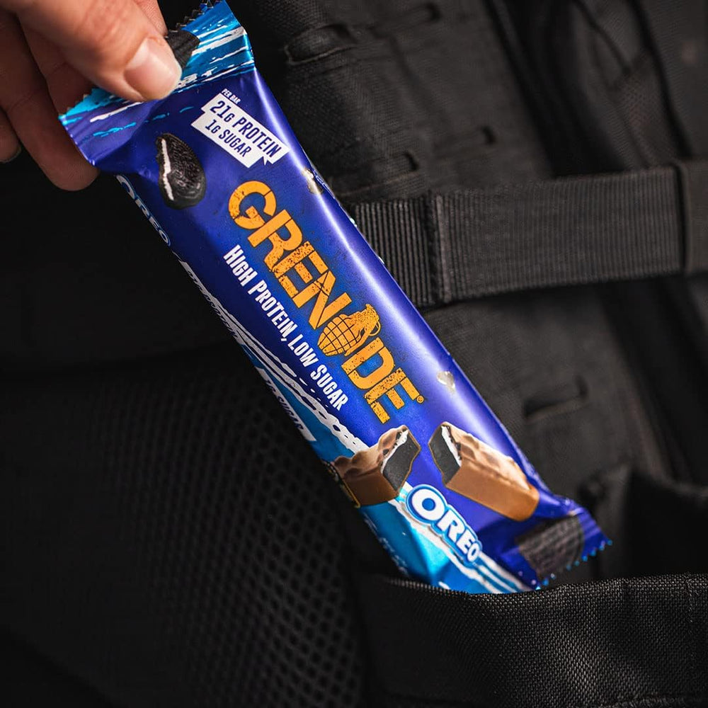Grenade adult snack option for on-the-go energy.
