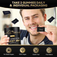 Individually wrapped Shilajit Gummies for travel and on-the-go use
