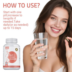 GRGTP GLP-1 natural formula capsules suggest balanced ingredients for digestive wellness