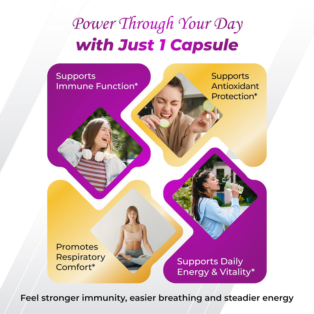 Bold list of 9 ingredients inside the capsule