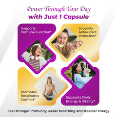 Bold list of 9 ingredients inside the capsule