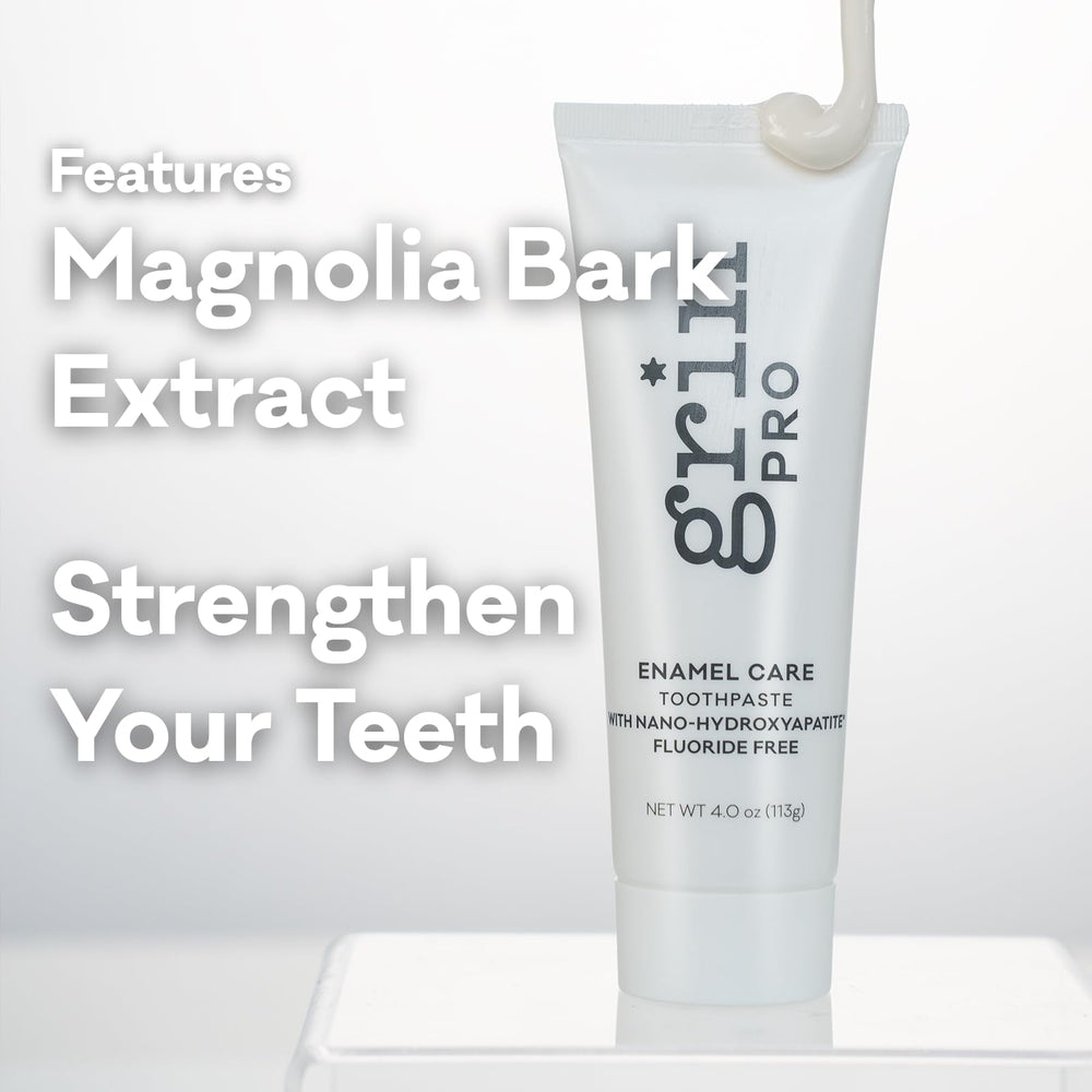 Grin Pro Enamel Care Nano-Hydroxyapatite toothpaste close-up