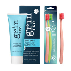 Front view of Grin Pro Gum Care Fluoride Free Toothpaste