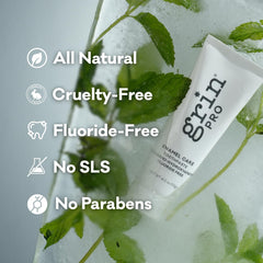 Sensitive teeth protection imagery with Grin Pro toothpaste.