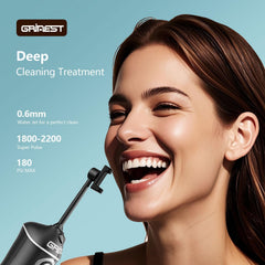 Grinest water flosser battery and charging indicator