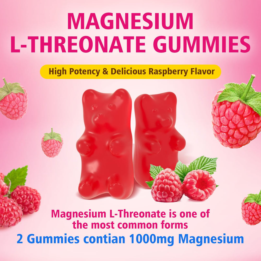Illustration of nervous system support from Magnesium L-Threonate gummies