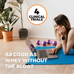 Growing Naturals Rice Protein allergen-friendly label on bag emphasizes clean ingredients.