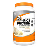 Growing Naturals Rice Protein Powder Vanilla Blast tub, ideal for post-workout shakes and muscle support.