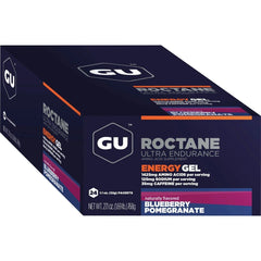 GU Roctane energy gel in use during cycling for sustained energy and electrolyte support