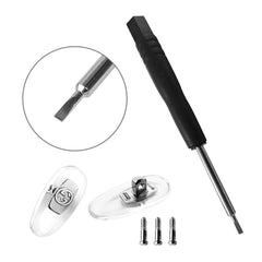 Gucci nose pad screws with two nose pads and screwdriver - image 3