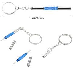 Textured non-slip handle on Guduling eyeglass screwdriver