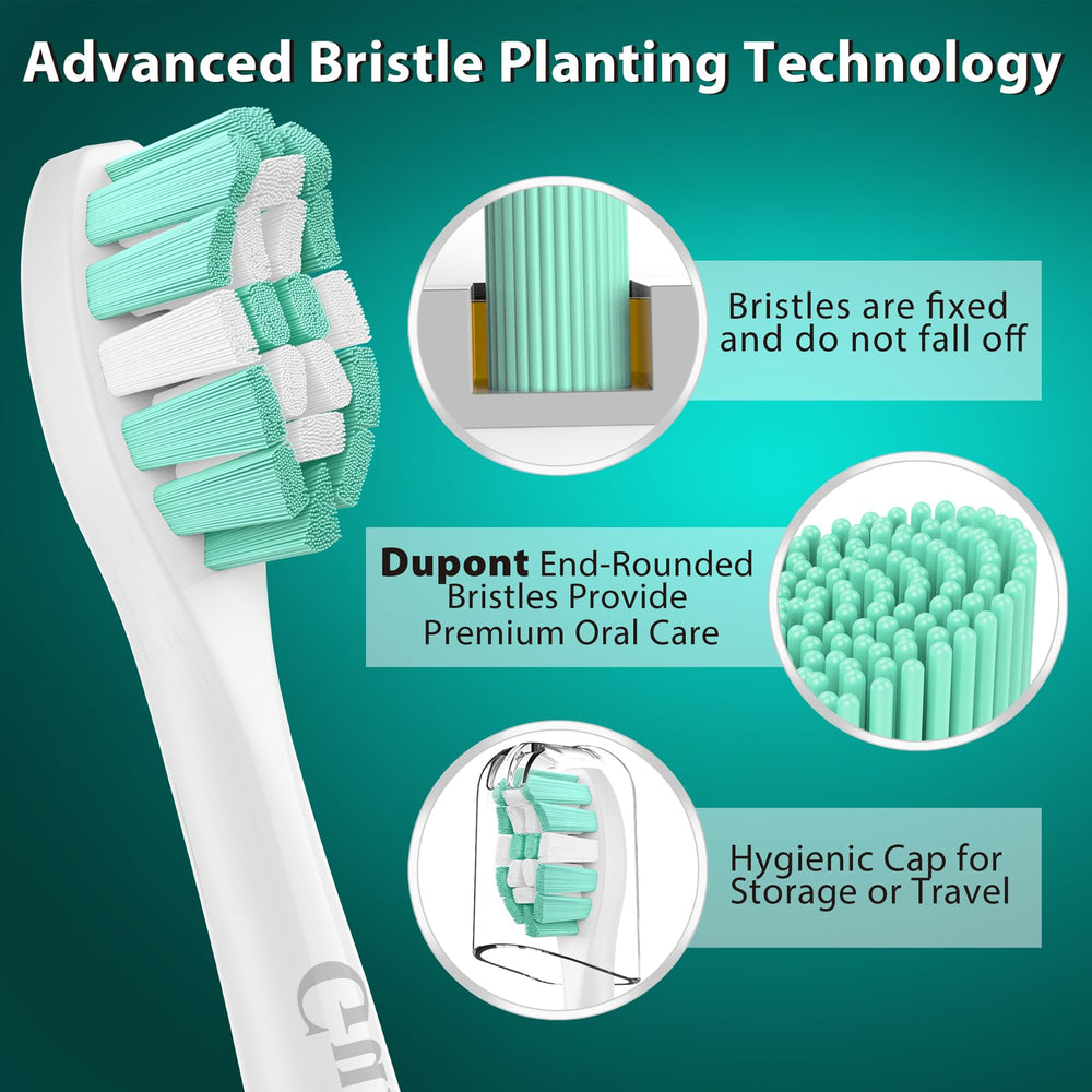 Soft Dupont Tynex bristles on Guhiwuk C2 heads