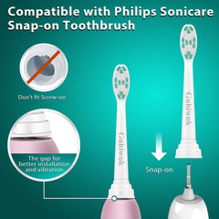 Compatibility with Philips Sonicare 2 Series, 3 Series, DiamondClean, EasyClean