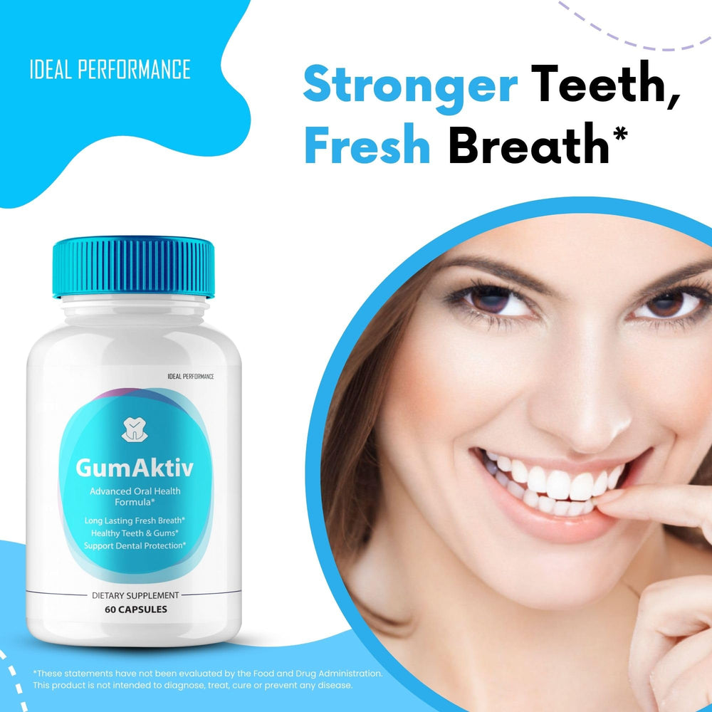 Gum Aktiv 5-pack bottle and capsules