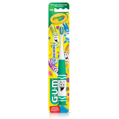 Product packaging for GUM Crayola Pip-Squeaks toothbrushes