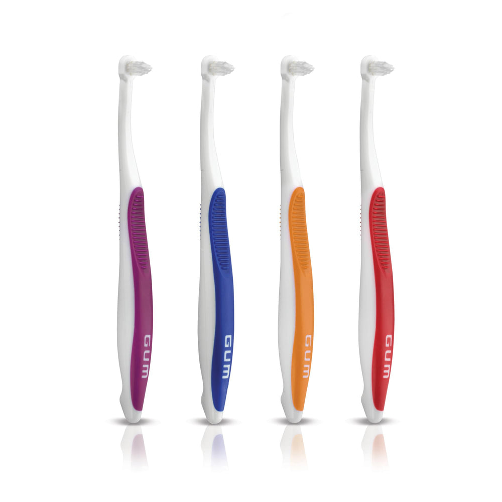 Soft bristles gentle on sensitive gums