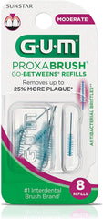 GUM Go-Betweens Proxabrush Refills Moderate size 612 packaging front