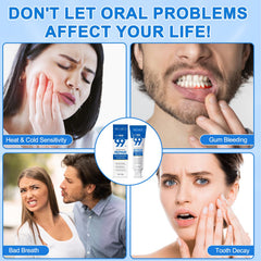 Toothpaste promoting gum health and daily oral care.