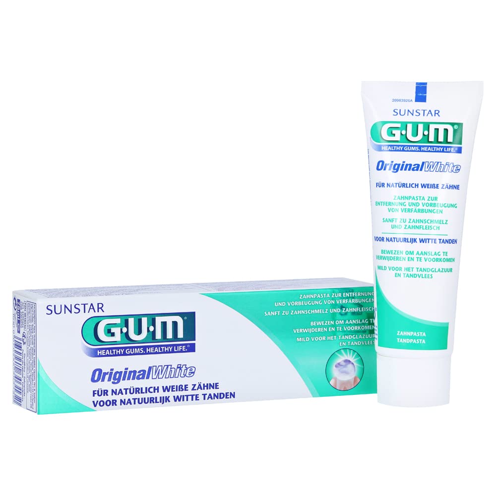 Gum Original White Toothpaste 75ml – front view
