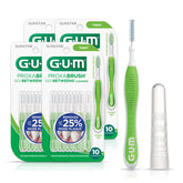 GUM Proxabrush Go-Betweens interdental brush between teeth