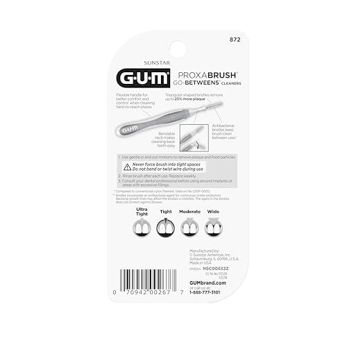 Nylon-coated wire brushes safe for braces around wires