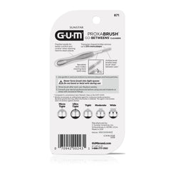 Between-teeth cleaning with Go-Betweens in use