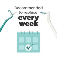Brushing between teeth with Go-Betweens