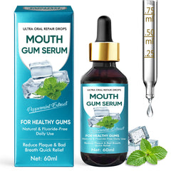Gum Restore Drops bottle and packaging for Gum Repair, 60 ml