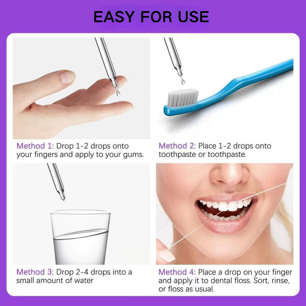 Gum Restore Drops used for daily oral care and fresh breath