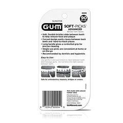 Close-up of tapered tip on GUM Soft-Picks Advanced