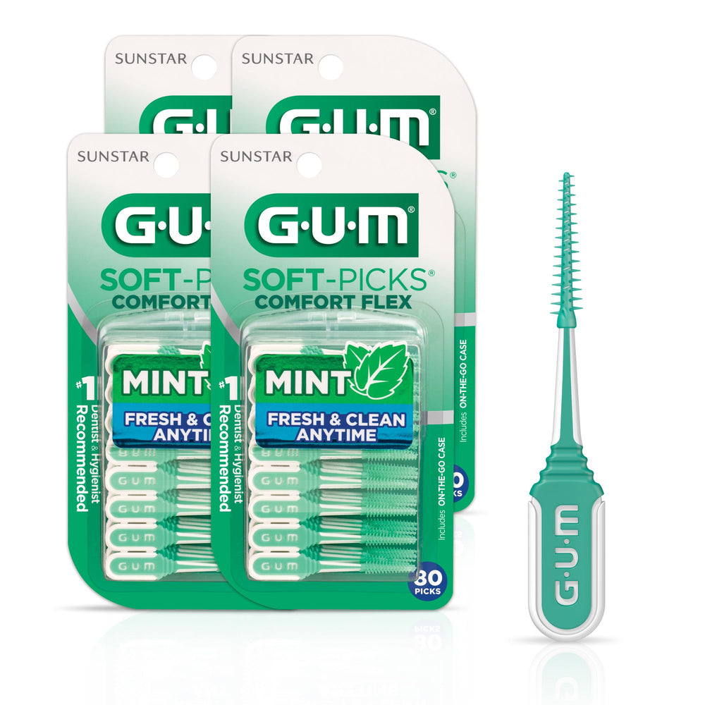 GUM Soft-Picks Comfort Flex interdental picks with mint flavor