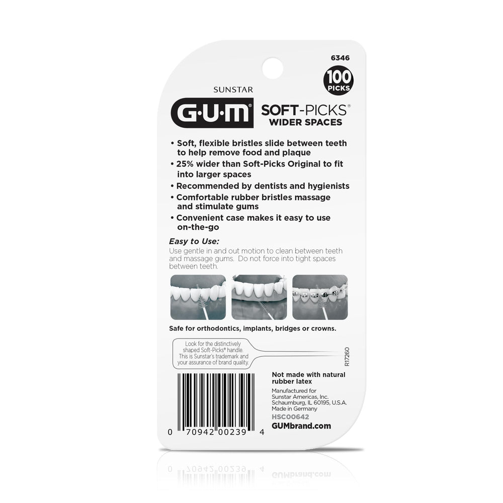 Clean, refreshed smile after using Soft-Picks Wide Space