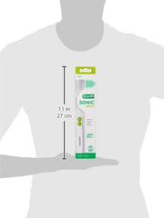 Gum Sonic Battery ToothBrush White - colored rings for personalization