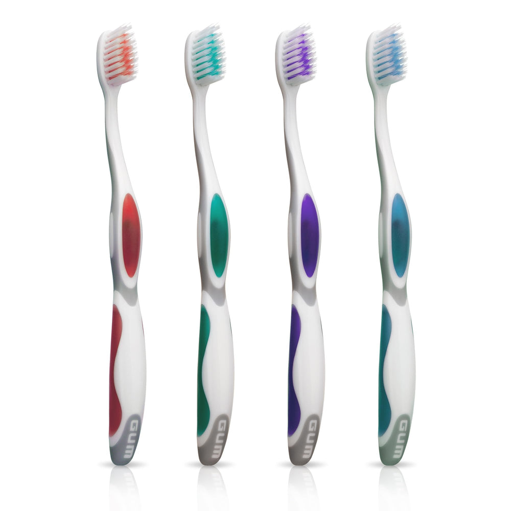 Soft bristles and compact head ideal for sensitive gums and enamel