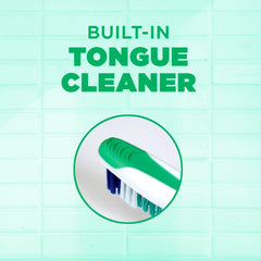 Back view of GUM Super Tip toothbrush showing compact head