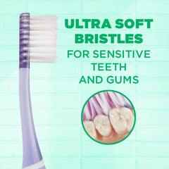 Quad Grip handle promoting 45-degree brushing technique