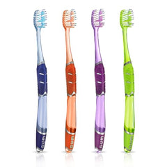 Ultra-soft extra-soft bristles on the toothbrush