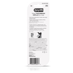 Package of six GUM Folding Travel Toothbrushes